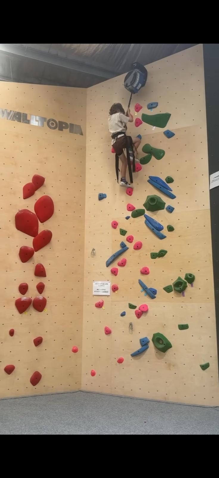 Two auto-belays, free with entry